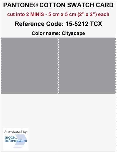 PANTONE® COTTON SWATCH CARD 15-5212 TCX Cityscape (2_MINIS)